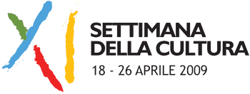 Undicesima settimana della cultura - 18-26 aprile 2009 - logo - collegamento alla pagina web del MIBAC